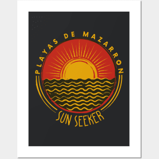 Playas de Mazarron - Sun Seeker V03 Posters and Art